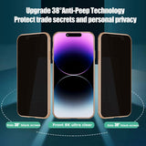 iPhone 14 Átlátszó Védőtok Üvegfóliával - Arany színű - Outlet24