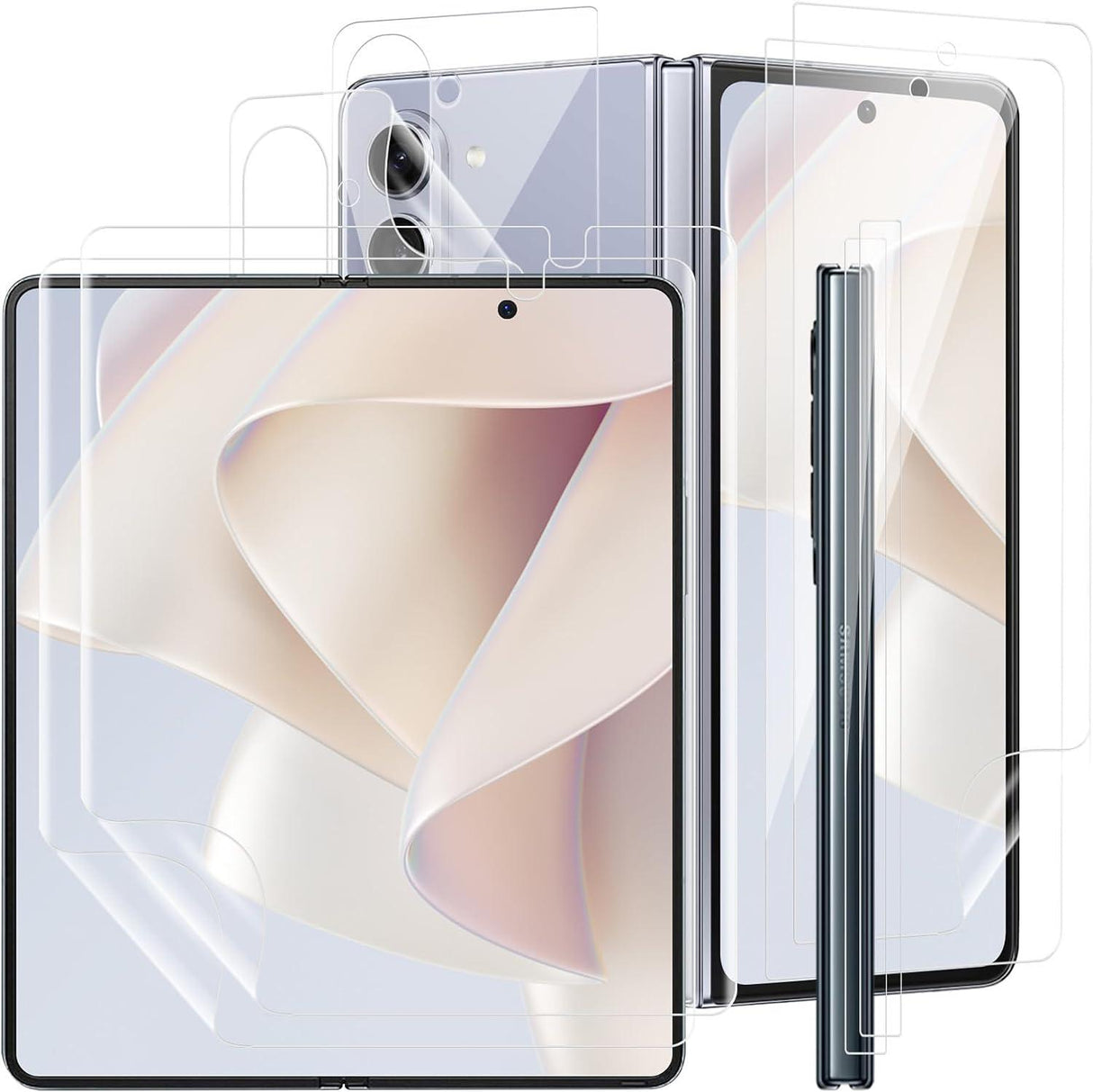 Samsung Galaxy Z Fold 5 Képernyővédő Üvegfólia, 2 Szett HD TPU - Outlet24