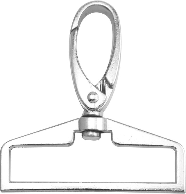 Nagyméretű Ezüstszínű Homárkapocs Forgó Karabiner , 7 db-os csomag - Open Box - Outlet24