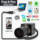 SVPRO 5-50mm Zoom Lens USB Kamera 1080P, Sony IMX323 Szenzorral, H.264 HD Kamera Ultra Alacsony Fényérzékenységgel, PC Webcam Windows Linux Mac Android rendszerekhez - Outlet24
