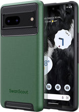 SwanScout Google Pixel 7 Kétrétegű Védőtok, Zöld - Outlet24