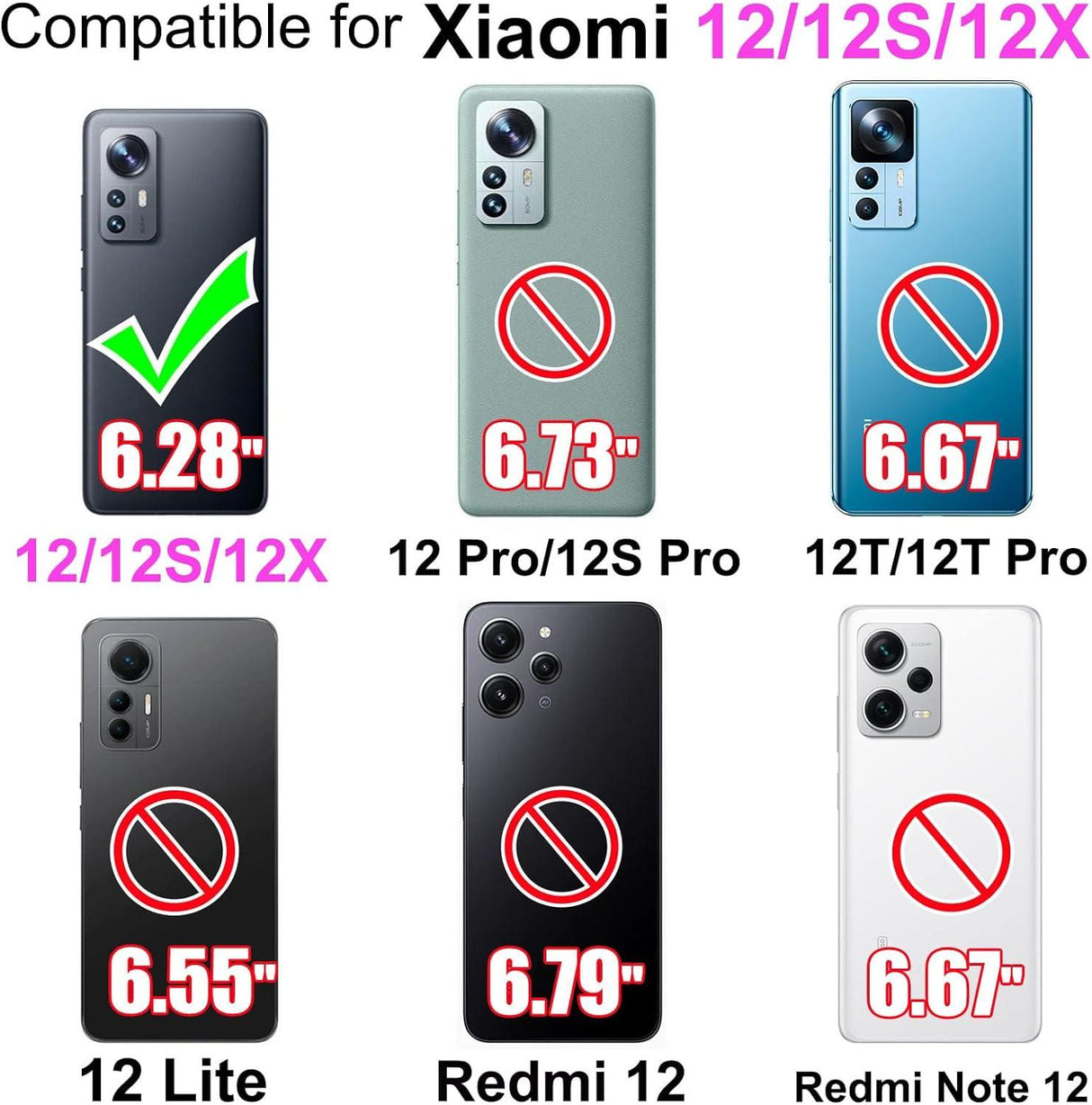 Xiaomi 12/12X PU Bőr Tok, Kártyatartóval és Mágneses Zárral - Open Box - Outlet24