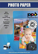 Premium Fényes Inkjet Fotópapír, 260 g, Azonnal Száradó és Vízálló, 100 darab - Outlet24