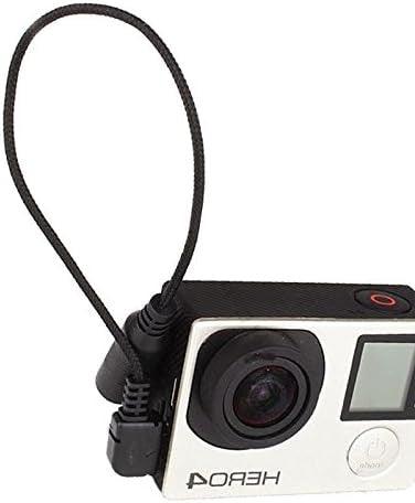 SimpleLife Mini USB Adapter Kábel 3.5mm Audio Jack-kal GoPro Hero 3 3+ 4 Kamerákhoz - Outlet24