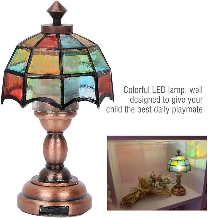 Színes Mini LED Lámpa Bútor Díszítés 1/12 Babaházhoz, Oktatási Játék Ajándék Újracsomagolt termék - Outlet24
