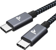 RAMPOW 1 m 60W, szürke, USB-C-USB-C gyorstöltő kábel - Újracsomagolt termék - Outlet24