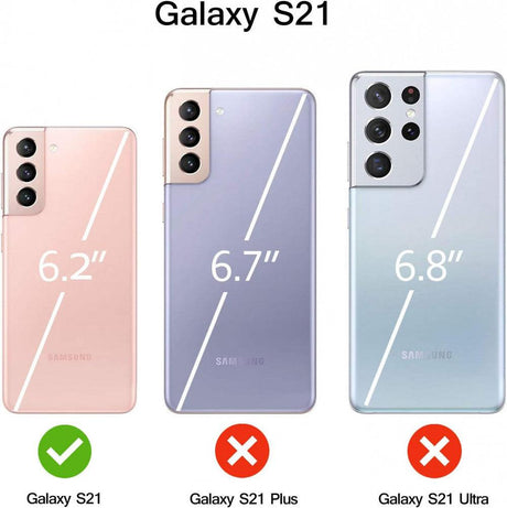 Samsung Galaxy S21 5G tok, Flip Wallet bőr tok + porvédő + érintő toll, 6.3 hüvely - Outlet24