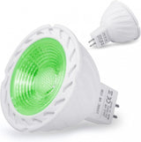 REYLAX GU5.3 Zöld LED izzók, 6 W 500 LM zöld izzó, MR16 reflektor izzó felső fényekhez, - Outlet24