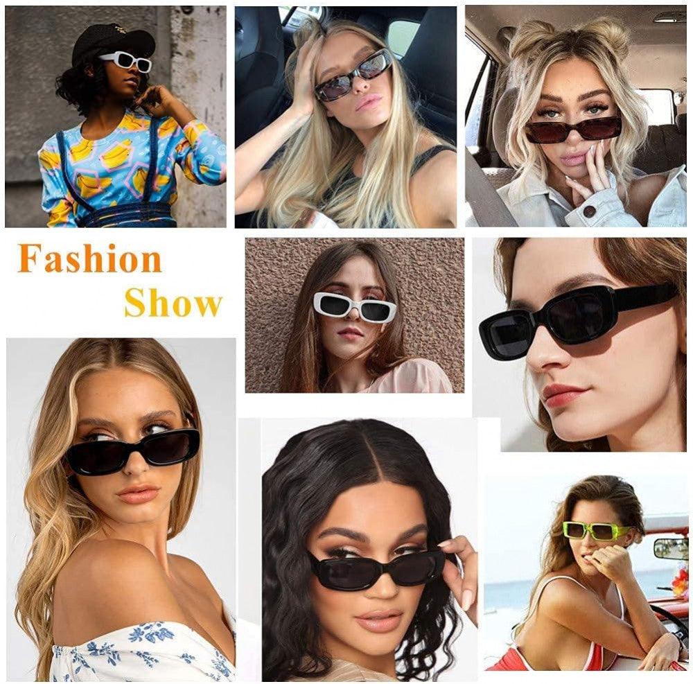 Retro Négyszögletes Napszemüveg Nőknek és Férfiaknak UV 400 Védelemmel - Outlet24