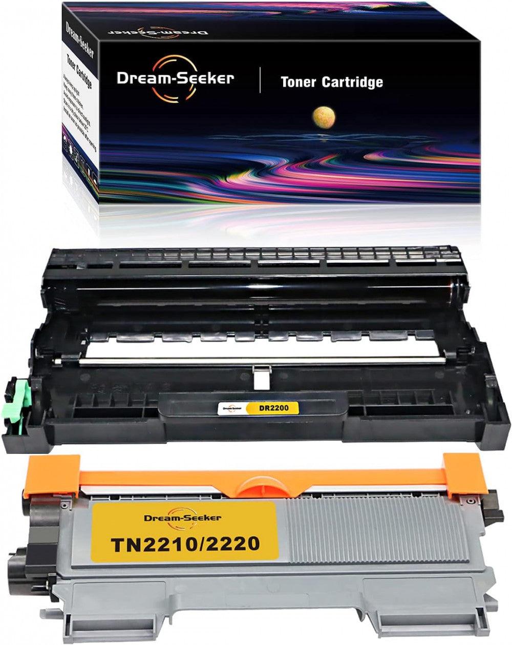 TN2220 (Fekete) & DR2200 Kompatibilis nyomtató dob és toner patronok Brother - Outlet24