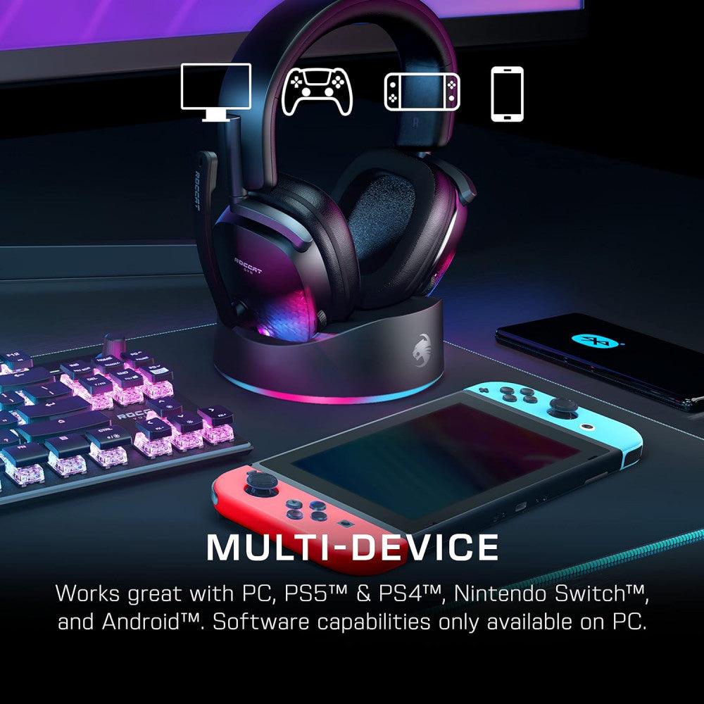 Roccat Syn Max Air Vezeték nélküli RGB Gaming Headset Újracsomagolt termék - Outlet24
