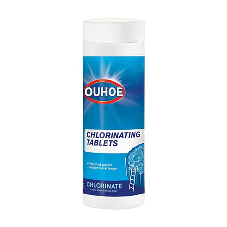 Ouhoe Klór Tabletta 170-300 db, Medence és Spa Használatra, Napfényvédelemmel, 5000 Gallon feletti medencékhez (Dispenser nélkül) - Outlet24