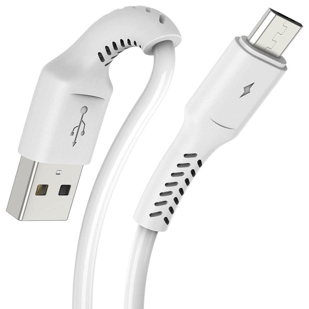 PEAKLIFT Mikro USB kábel 5db 30cm - Fehér - Outlet24
