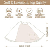 Szoptatós ruha kézműves luxus minőségű selyem - Outlet24