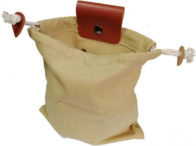 Viaszos vászon gyűjtőtáska, Gombagyűjtő táska, Összecsukható tároló 22 x 20cm nyitott állapotban - Outlet24