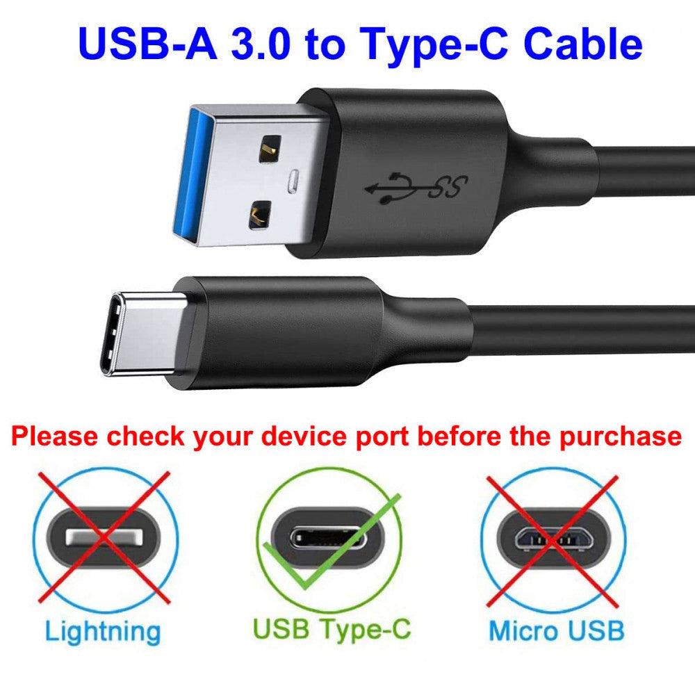 UNIDOPRO USB 3.0 - Type C Gyors töltő kábel, kompatibilis Samsung, Huawei, Pixel, Sony Xperia és OnePlus készülékekkel (3M) - Outlet24