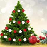 Pom Felt Színes Gyapjúlabda Girland - Fal, Kandalló, Karácsonyfa Dekoráció (Piros, Zöld, Fehér) (A képek csak illusztrációk! A termék eltérhet!) - Outlet24
