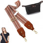 Széles bézs színű vállpánt táskákhoz, Állítható hossz: kb. 80-140 cm 3.8 cm szélességgel - Outlet24