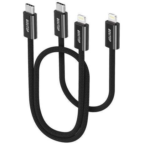 USB C-Lightning kábel gyorstöltő, fekete - Outlet24