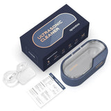 Ultrahangos tisztító készülék szemüvegekhez, ékszerekhez, 450 ml, kék - Outlet24