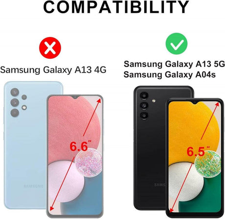 Samsung Galaxy A13 5G Prémium Bőr Védőtok, Fekete - Outlet24