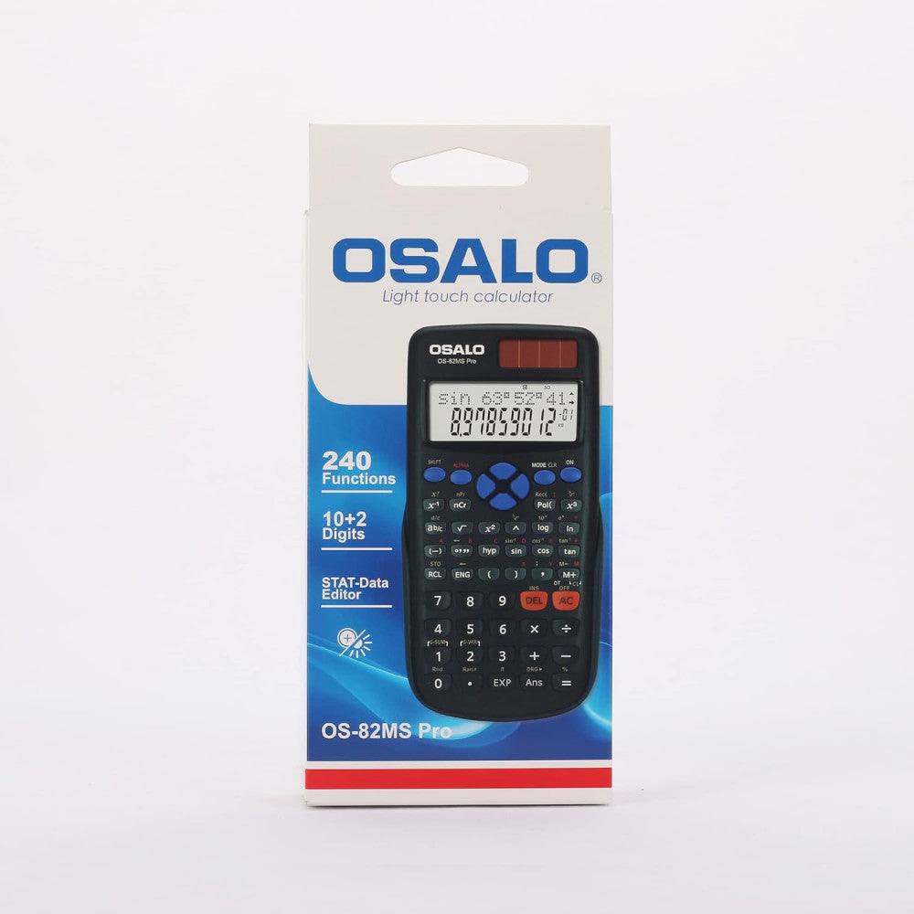 OSALO OS 82MS Pro Tudományos Számológép, 240 Funkcióval, Kétsoros Kijelzővel és Csúszófedéllel Újracsomagolt termék - Outlet24