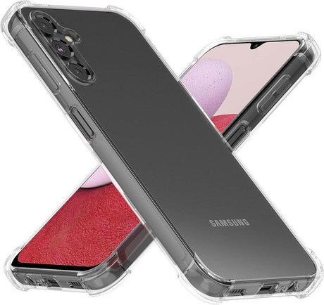 Samsung Galaxy A14 5G tok (4G-hez nem) Átlátszó burkolat megerősített sarok Vékony karcolásgátló ütésálló - Outlet24