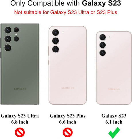 Samsung Galaxy S23 5G (6.1 hüvelykes) átlátszó kemény hátlap + puha TPU keret - Outlet24