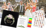 Vendégkönyv, Esküvői Vendégkönyv matricákkal - 165 minta, 100 üres oldal, Vendégkönyv - Outlet24