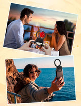 Selfie Ring Light, Led fény gyűrű - 3 Színhőmérséklet, 5 Fényerő Szint, USB-C, Telefonokhoz, Laptopokhoz, vlogoláshoz Újracsomagolt termék - Outlet24