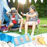 Szilikon Fagylaltforma Készlet, 2 darab, Kék Színű Újracsomagolt termék - Outlet24