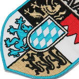 A-ONE 3 darabos készlet - Bajorországi Pajzs, Német Zászló és Címer Hímzett Kitűzők - Outlet24