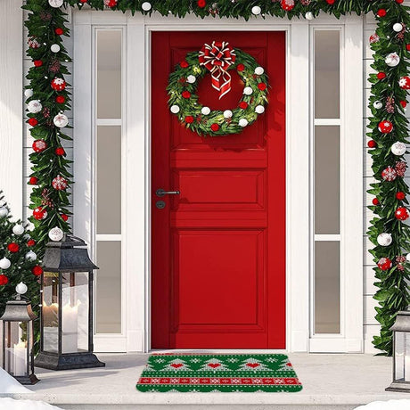 Anyingkai karácsonyi kötött pulcsi mintájú csúszásgátló szőnyegek(40 x 60 cm) - Outlet24