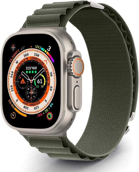 Apple watch csere óraszíj, Kompatibilis Apple Watch Series 8/7/6/5/4/3/2/1/SE Zöld - Outlet24
