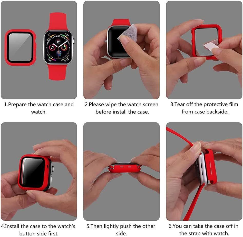 Apple Watch védőtok képernyővédő fóliával Több színben és méretben - Outlet24