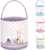 Aranyos húsvéti témájú vászon vödör táskák(23,5 x 24,5 x 9,37 cm) - Outlet24