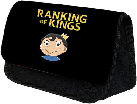 BESTZY "Ranking F Kings" feliratú, kétrétegű fekete tolltartó (Méret: 22 x 13 x 7,5 cm) - Outlet24