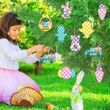 Ctxtqtdt 16 darab húsvéti zsinórral akasztós fadísz - Outlet24