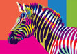 DIY Színezett Zebra Állat Festés Számokkal (Keret Nélkül) Újracsomagolt termék - Outlet24