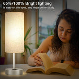 Éjjeli Lámpa Érintődimmerrel, Töltőfunkcióval, USB A+C, LED Izzó, Fehér - Outlet24