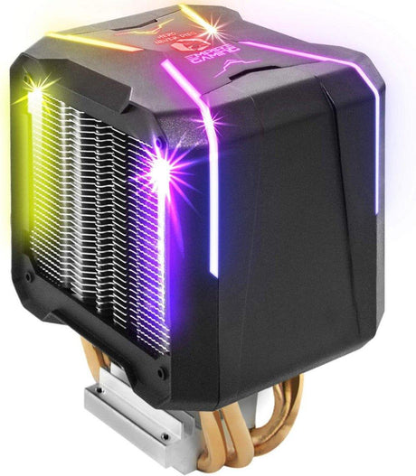 EMPIRE GAMING Guardian V201 PC Gamer CPU Ventilátor, Szinkronizálható RGB Fény, Alumínium Hűtőborda Újracsomagolt termék - Outlet24