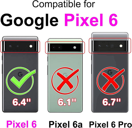 Google Pixel 6 PU Bőr Tok, Mágneses Zár, Állvány Funkció, Macskás mintával - Open Box - Outlet24