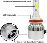 H11 LED autó fényszóró izzó készlet 72W 7200lm - Outlet24