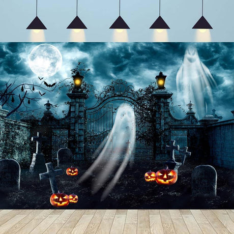 Halloween Party Hátter Fotózáshoz, Dekoriációhoz - 210 x 150 cm - Outlet24