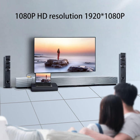 HDMI-VGA Adapter, 1080P Arany Színű Audio Videó Kábel Konverter - Outlet24