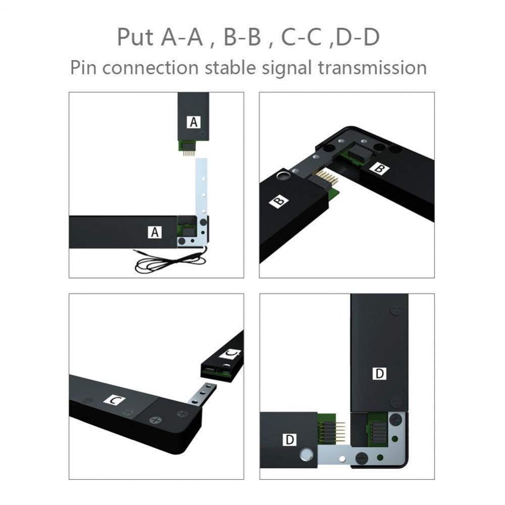 Infrared Érintőkeret 10 Pontos Multi-Touch, USB, Fekete, 43" átmérő Újracsomagolt termék - Outlet24