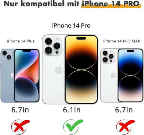iPhone 14 Pro Mágneses Gyűrűs Szilikon Tok (Piros) - Outlet24