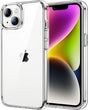 iPhone 14 Ütésálló Szilikon Tok, Vezeték Nélküli Töltővel Kompatibilis (Víztiszta) - Outlet24