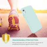 iPhone XR Szilikon Védőtok, Mentazöld - Outlet24