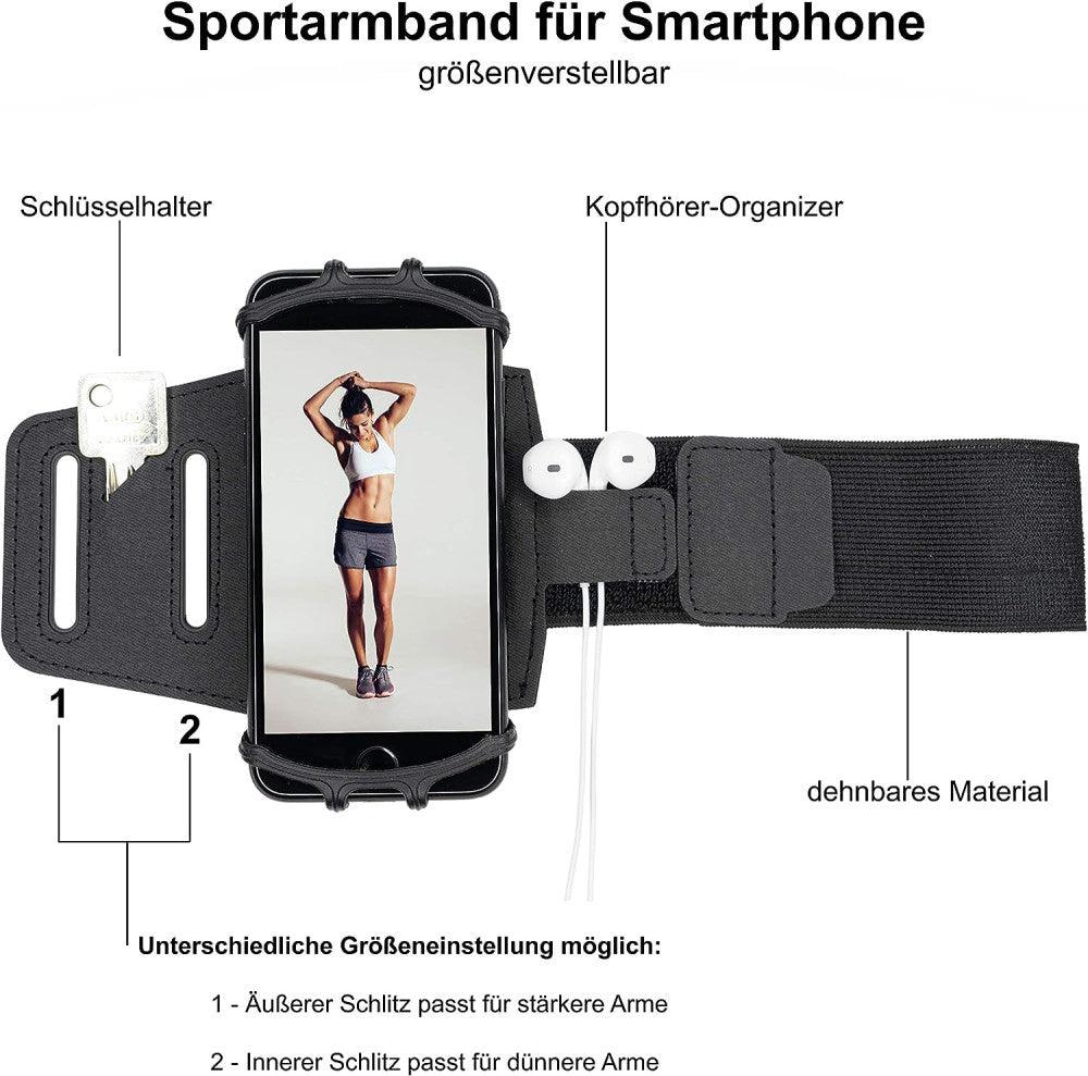 JAN-GreenLife multifunkcionális sport karpánt okostelefonokhoz, felkarra és alkarra, fitneszre, sportolásra - Outlet24
